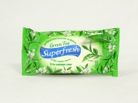 Салфе тка волога Superfresh 15 шт Зеленый чай