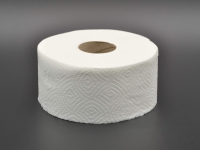 Туалетний папір "НІ.КА" / джамбо / з гільзою / білий / 2-шаровий / 90 м