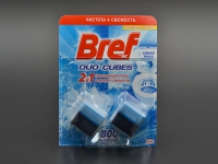 Очищуючі кубики для унітазу "Bref" / 2*50г
