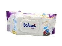 Серветки вологі Wewi / з клапаном / PURPLE / 120 шт