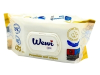 Серветки вологі Wewi / з клапаном / YELLOW / 120 шт