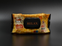 Серветки вологі RELAX / з клапаном / Антибактеріальні / 102шт