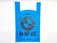 Пакет поліетиленовий майка "BAG" Premium / 41*60см / 35мкм / синій / 100шт