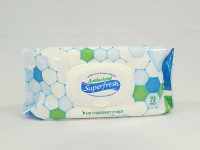 Салфе тка волога Superfresh 72шт с\ск\12 Антибактеріальна