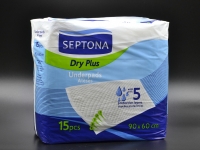 Пелюшки вологопоглинаючі Septona Dry plus / 60*90 см / 15 шт