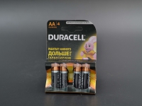 Батарейка пальчик "DURACELL" / AA / 4шт