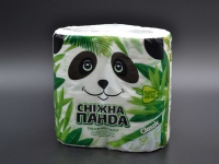 Туалетний папір "Сніжна панда" / 2-шаровий / білий / 4шт