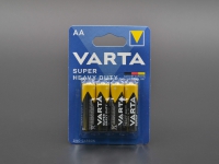 Батарейка пальчик "VARTA" / Super Heavy Duty / AA / 4 шт