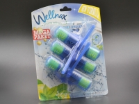 Туалетний блок Wellnax Blue Water / Лимон / 3*50 г