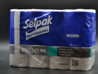 Туалетний папір "Selpak" / 2-шаровий / білий / 24 шт