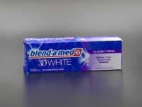 Зубна паста blend-a-med 3D White / Класична свіжість / 75мл