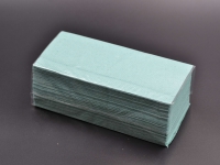 Рушник паперовий "Кохавинка" / VV-складання / зелений / 150шт