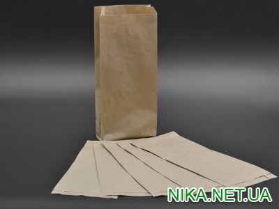Пакет паперовий / 140*300*40мм / коричневий / 100шт