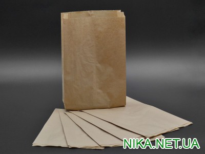 Пакет паперовий / 220*370*40мм / коричневий / 100шт