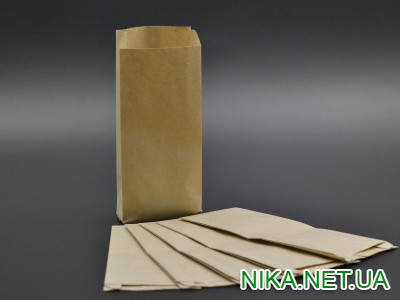 Пакет паперовий / 100*250*40мм / коричневий / 100шт