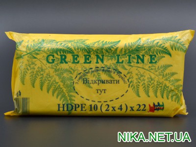 Пакет фасувальний "GREEN LINE" / 10*22см /