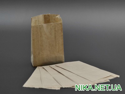 Пакет паперовий / 100*200*40мм / коричневий / 100шт
