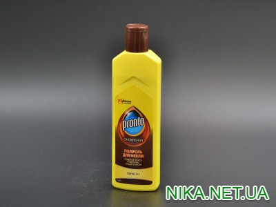 Поліроль для меблів "Pronto" / гель / Лимон / 300г