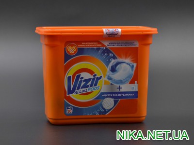 Капсули для прання "Vizir" / Color / 20 шт