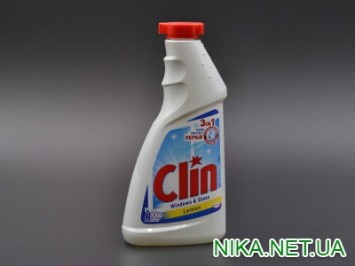 Засіб для миття вікон  "Clin" / запаска / Лимон / 500мл