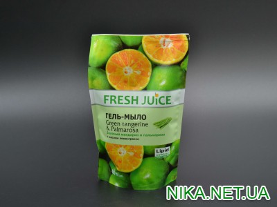 Мило рідке "Fresh juice" / Зелений мандарин і квіти пальмароза / 460мл
