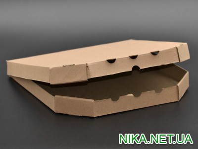 Коробка для піци / бура / 33см / 50шт