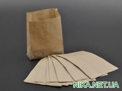 Пакет паперовий / 100*170*40мм / коричневий / 100шт
