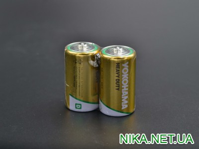 Батарейка бочка "YOKOHAMA" R20  2шт.