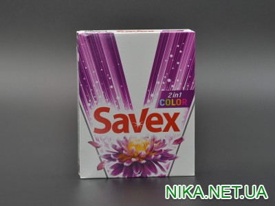 Порошок для прання "Savex" / Автомат / 2 в 1 / Color /  400 г