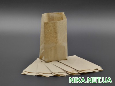 Пакет паперовий коричневий / 100*210*40 мм / 1000 шт